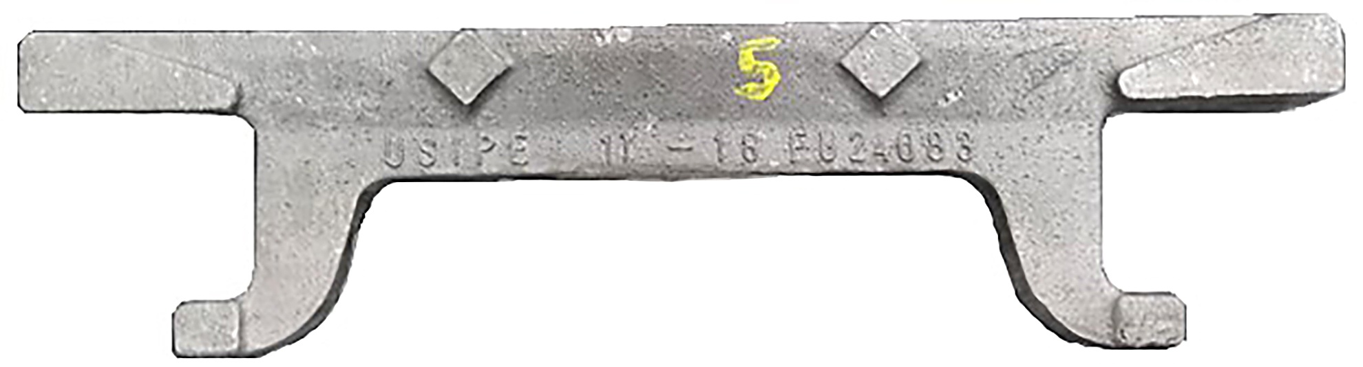 Fig. 1: Usipe produced, among other things, this 5.85 kg grate bar used in pallet cars for sintering 