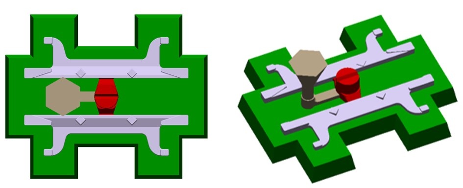 Fig. 3c: ... to, finally, produce the casting with this mold design. 